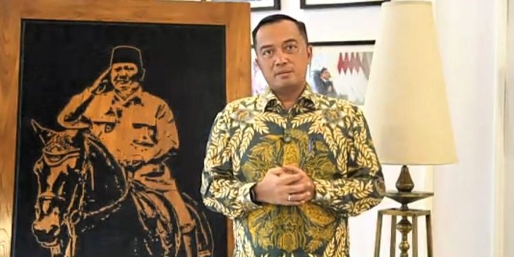 Menteri Sekretaris Negara (Mensesneg) Prasetyo Hadi menyampaikan keterangan video. (Dok. Keterangan video Mensesneg)
