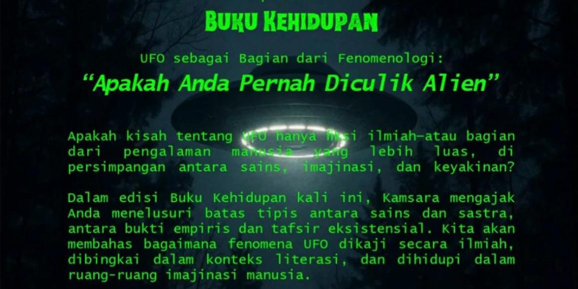 UFO dari Perspektif Fenomenologi: Antara Sains, Imajinasi, dan Keyakinan