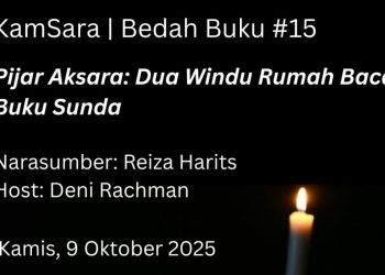 KamSara #15 Bedah Buku “Pijar Aksara”: Dua Windu Semangat Rumah Baca Buku Sunda