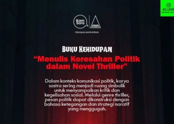 Menulis Keresahan Politik dalam Novel Thriller: Tsugaeda Hadir di “Buku Kehidupan” Sindikasi Aksara