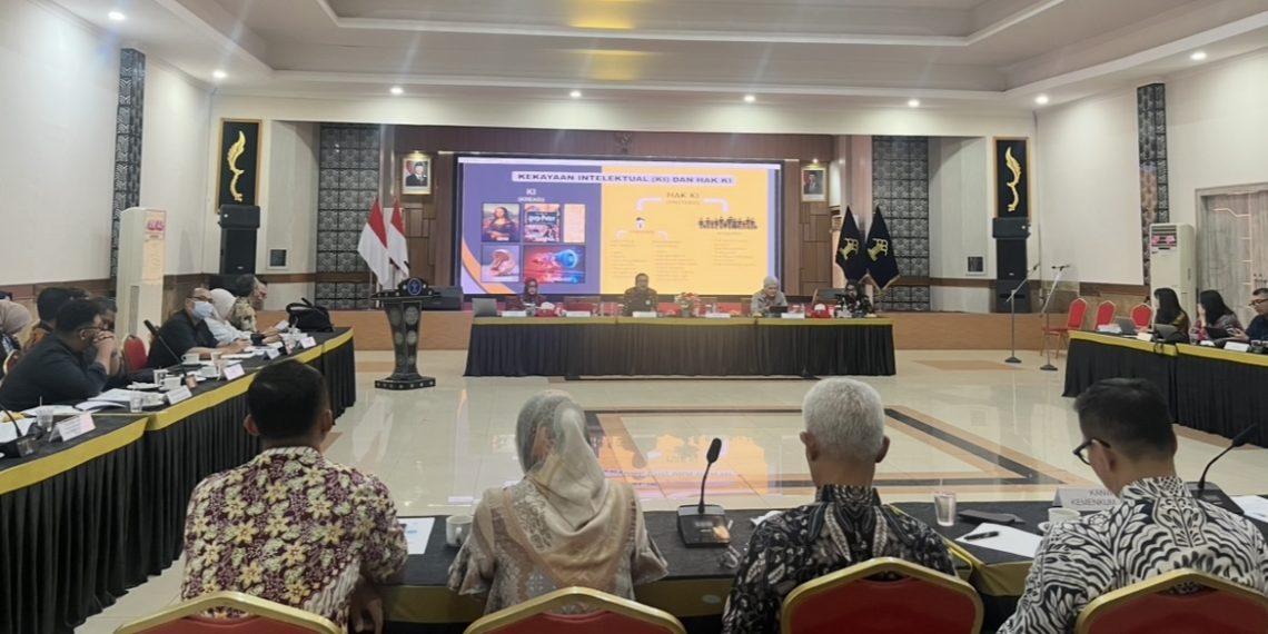 FGD Kemenkumham Jabar dan IKANO Unpad Bahas Jalan Baru Pembiayaan Berbasis Kekayaan Intelektual