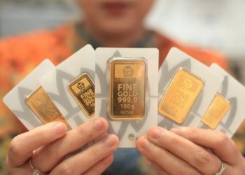 Harga Emas Antam Turun