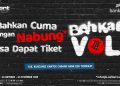 bank bjb kolaborasi dengan Vindes hadirkan “Bahkan Voli 3” di Mahaka Square. Tiket bisa didapat dengan menabung lewat program promo bjb.