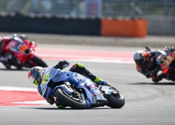 Fermin Alduger tercepat di FP1 MotoGP Malaysia 2025. (ANTARA FOTO)