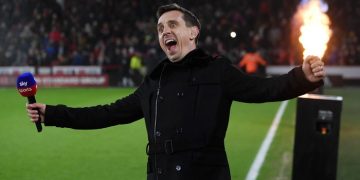 Gary Neville. (Getty Images/Michael Regan)