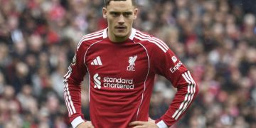 Pemain Liverpool, Florian Wirtz. (c) AP Photo/Rui Vieira