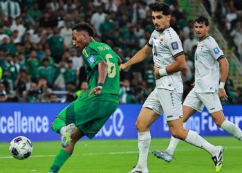 Laga Arab Saudi vs Irak berakhir imbang tanpa gol. (REUTERS/Stringer)