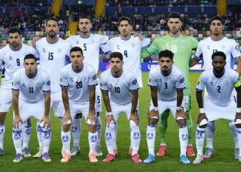 Timnas Israel saat melawan Italia di Stadion Friuli, Udine, Rabu (15/10) dini hari WIB. (REUTERS/MATTEO CIAMBELLI)