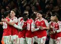 Prediksi Arsenal vs Bayern Muenchen pada pekan ke-5 Liga Champions (UEFA Champions League) 2025-2026, Kamis (27/11/2025).(AFP/BEN STANSALL)