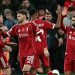 Penyerang Liverpool, Mohamed Salah, merayakan gol pembuka pada laga Liga Inggris antara Liverpool dan Aston Villa di Anfield di Liverpool, barat laut Inggris pada 1 November 2025.(AFP/PAUL ELLIS)