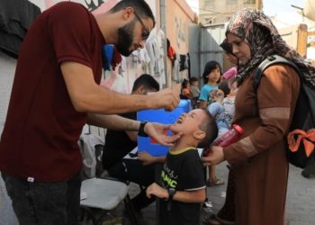 Kampanye Vaksinasi Anak Gaza