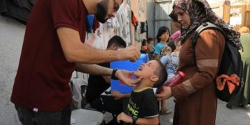 Kampanye Vaksinasi Anak Gaza