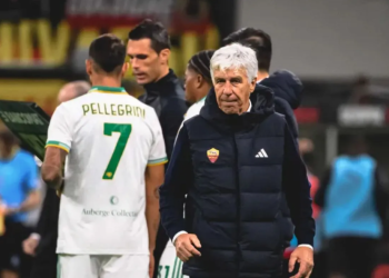 Pelatih AS Roma, Gian Piero Gasperini. (AS Roma)