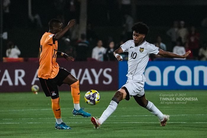 Timnas U-17 Indonesia takluk pada laga pertama di Piala Dunia U-17 2025 saat bertemu Zambia, Selasa (4/11/2025). (PSSI)