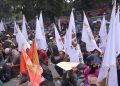 Aksi Reforma Agraria Lingkungan Hidup Bandung peringati Hari HAM. Massa tuntut moratorium izin konsesi dan penindakan perusak lingkungan di Jabar agar bencana Sumatra tak terulang. (Uby/pasjabar)