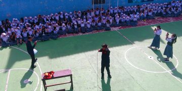 Perkuat Budaya Aman Bencana, Perguruan Indonesia Raya Gelar Simulasi Gempa