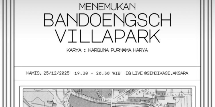 Kamisan Aksara Bedah Misteri Bandoengsch Villapark dalam Buku Karya Karguna Purnama Harya