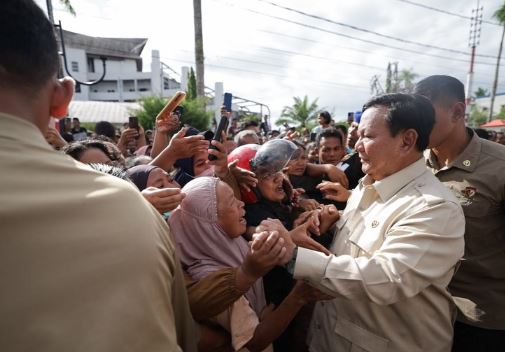Presiden Prabowo Tinjau Banjir