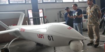 PT Len Industri Produksi Drone UAV dan Becak Listrik, Drone UAV BLOS Indonesia, Target Drone Jet PT Len, Becak Listrik Bandung, Teknologi Pertahanan Nasional. (Eci/pasjabar)