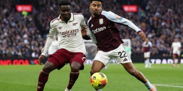 Arsenal hanya menang satu kali melawan Aston Villa dalam lima pertemuan terakhir di Premier League (Foto: REUTERS/David Klein)