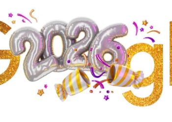 Google Doodle Tahun Baru
