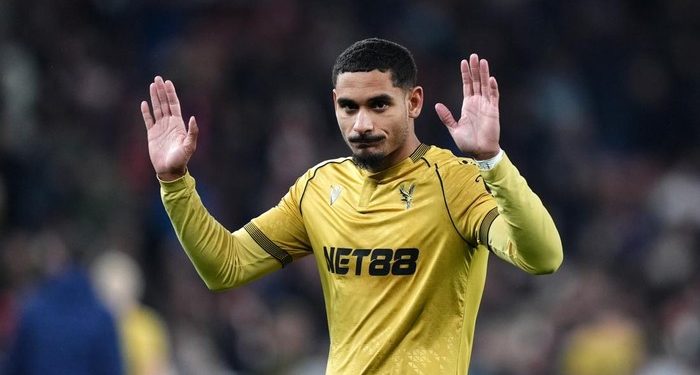 Bek Crystal Palace Maxence Lacroix usai menghadapi Arsenal. (Foto: PA Images via Getty Images/Mike Egerton - PA Images)