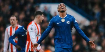 Selebrasi gol Joao Pedro pada laga Chelsea vs Brenrford pada pekan ke-22 Premier League 2025/2026 - Dok. Chelsea/@ChelseaFC