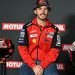 Pembalap Ducati Lenovo, Francesco Bagnaia, pada konferensi pers menjelang MotoGP Valencia 2025, Kamis (13/11/2025),