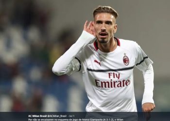 Winger AC Milan, Samu Castillejo. (TWITTER.COM/ACMILAN_BRASIL)
