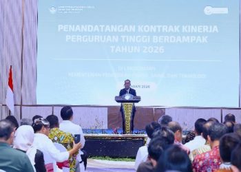 rektor teken kontrak Kemdiktisaintek