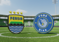 Logo Persib Bandung vs PSBS Biak. (Foto: Ilustrasi menggunakan Gemini AI)