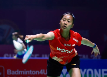 Tunggal putri Indonesia Putri Kusuma Wardani. (PBSI)