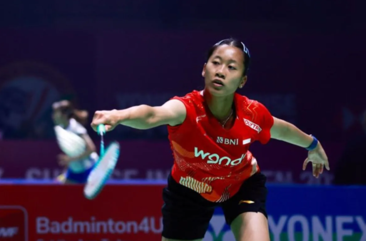 Tunggal putri Indonesia Putri Kusuma Wardani. (PBSI)