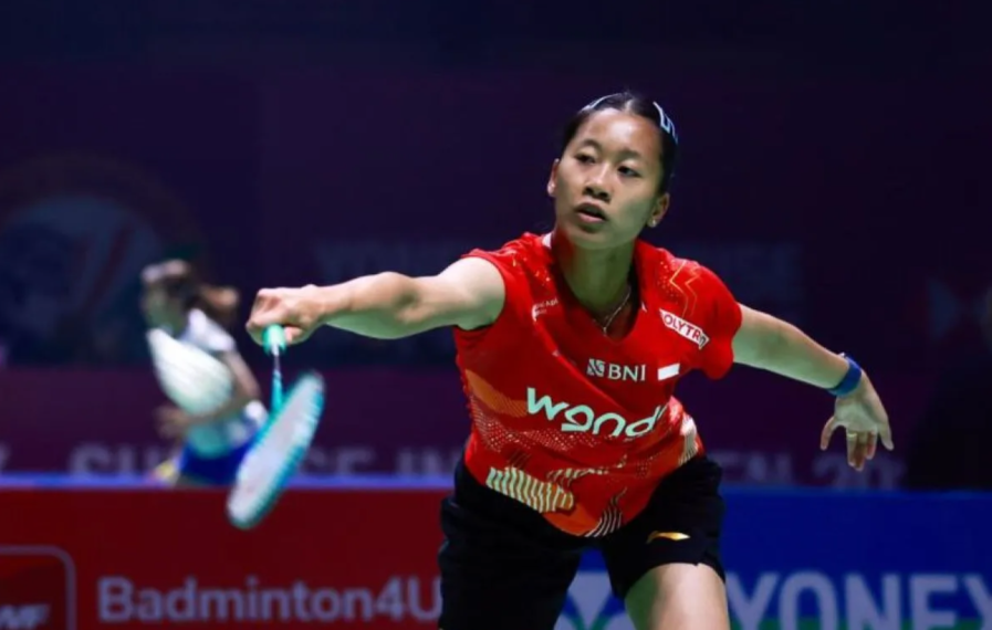 Tunggal putri Indonesia Putri Kusuma Wardani. (PBSI)
