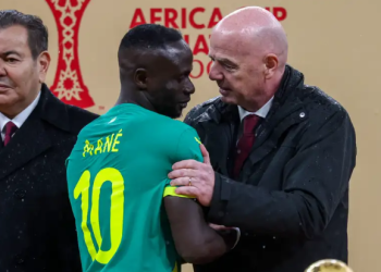 Gelar juara Piala Afrika 2025 milik Senegal terancam dicabut akibat aksi walk-out di final. (AFP)