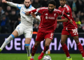 Liverpool hajar Marseille 3-0 di Liga Champions. Dominik Szoboszlai jadi bintang, sementara Mohamed Salah tampil buruk di laga comeback. (AFP)