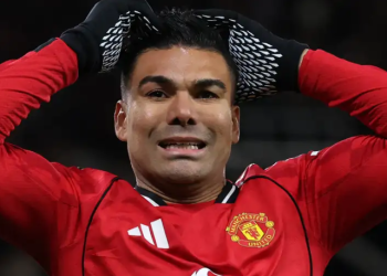 Casemiro resmi umumkan akan meninggalkan Manchester United pada akhir musim 2026. (AFP)