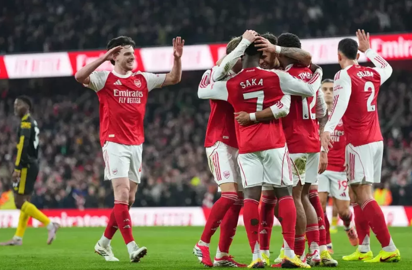 Superkomputer Opta merilis prediksi terbaru terkait juara Liga Inggris setelah Arsenal dikalahkan Manchester United 3-2. (AP/AP)