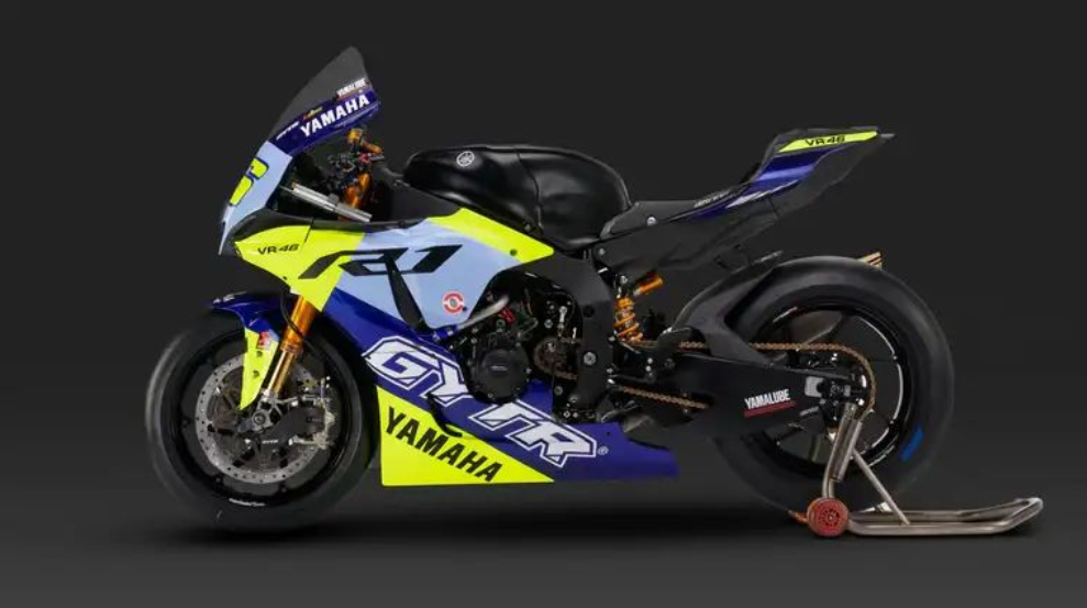 Motor YZF-R1 GYTR VR46 yang digunakan Valentino Rossi saat jajal sirkuit Mandalika, 29 Januari 2026. (Foto: Yamaha Racing)