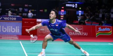 Anthony Sinisuka Ginting melaju ke babak utama Indonesia Masters 2026. (dok. PBSI)