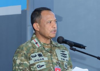 Komandan Lanud Husein Sastranegara meresmikan Satuan Pelayanan Pemenuhan Gizi (SPPG) Lanud Husein Sastranegara 06 Cicendo, Kota Bandung, Jumat (9/1/2026).