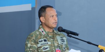 Komandan Lanud Husein Sastranegara meresmikan Satuan Pelayanan Pemenuhan Gizi (SPPG) Lanud Husein Sastranegara 06 Cicendo, Kota Bandung, Jumat (9/1/2026).