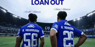 Rezaldi Hehanussa dan Al Hamra Hehanussa. (Foto: Official Persib)