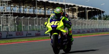 Valentino Rossi di Sirkuit Mandalika. Foto: Doc. Pertamina Lubricants.