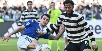 Pertandingan Juventus versus Como di ajang Liga Italia 2025/2026. (Isabella BONOTTO / AFP)