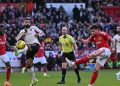 Pertandingan antara Nottingham Forest versus Liverpool di ajang Liga Inggris 2025/2026. (Ben STANSALL / AFP)