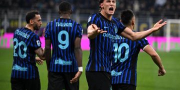 Rangkaian pertandingan leg pertama babak play-off Liga Champions 2025-2026 ditutup dengan sejumlah hasil mengejutkan.(AFP/PIERO CRUCIATTI)