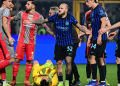 Lautaro Martinez kecam fans Inter yang serang Emil Audero. (REUTERS/MATTEO CIAMBELLI)