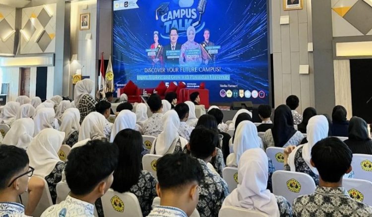 Unpas melalui BEM KM Unpas 2025–2026 menggelar kegiatan Campus Talk di Aula Mandala Saba Ir. H. Djuanda, Kampus II Unpas Tamansari, Kamis (5/2/2026). (foto: unpas.ac.id)