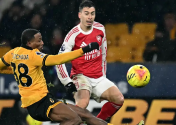 Wolves vs Arsenal berakhir 2-2. (AFP)